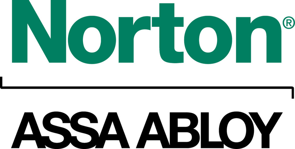 Norton door closer brand name logo