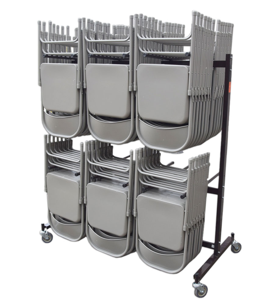 Folding Chair Carts for Storage & Transport