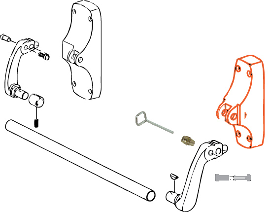 Commercial Door Exit Rim Devices and Parts