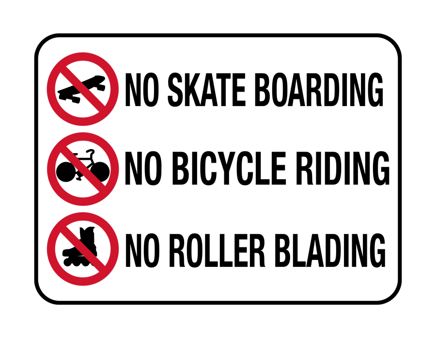School Rules & Regulatory Aluminum Signs