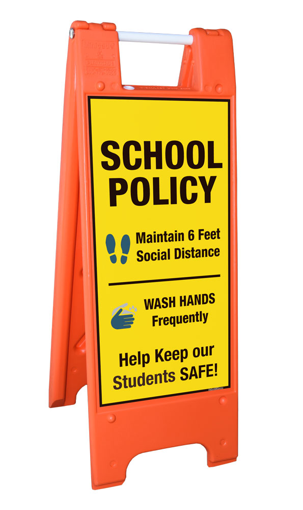 A-Frame School Health & Safety Signs