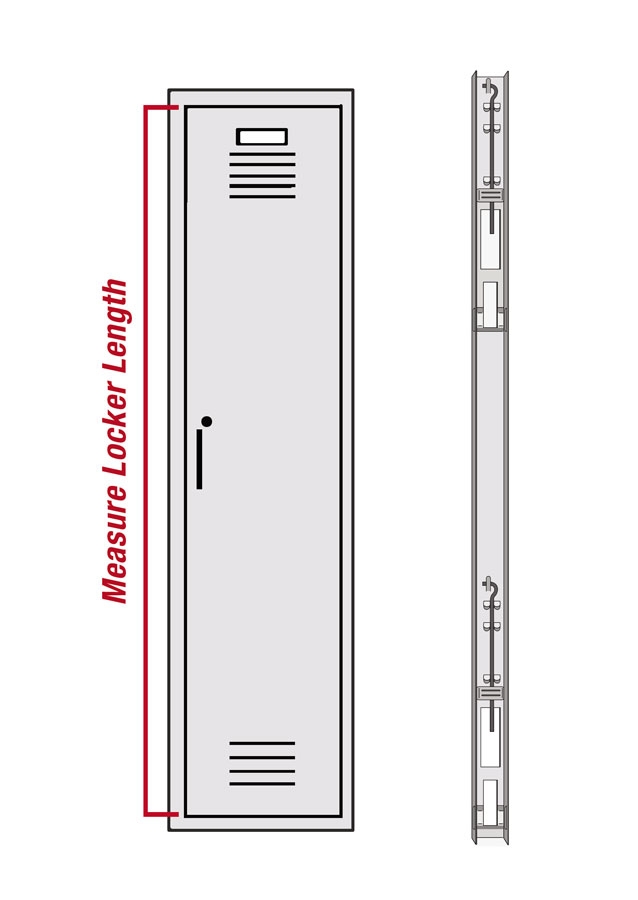Replacement Lyon Locker Lock Bars and Hardware for Schools