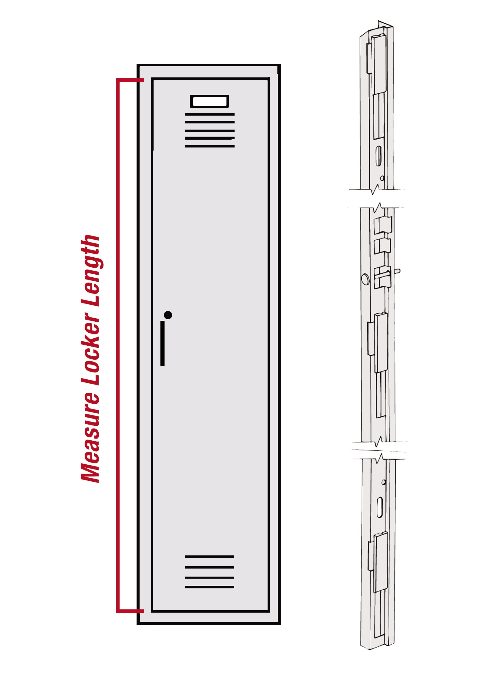 Penco Locker Lock Bars and Channels