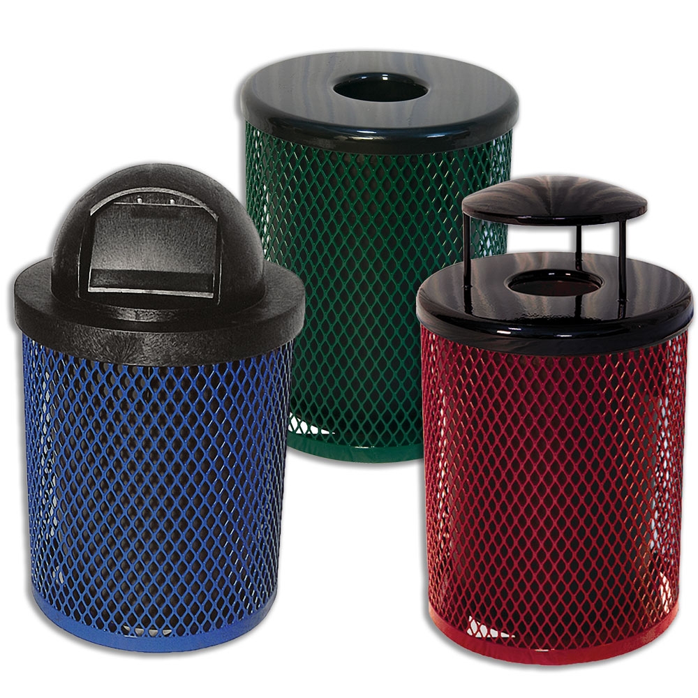 Steel Trash Receptacles