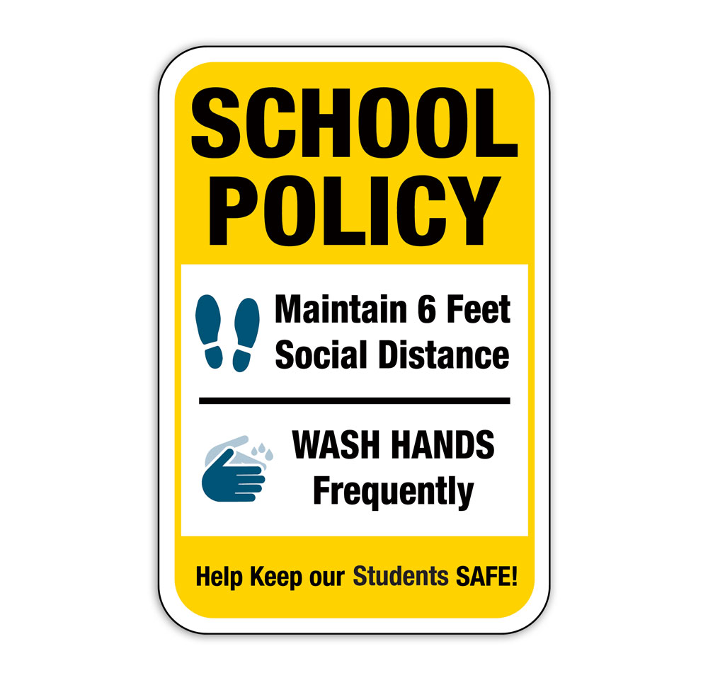 COVID-19 Health & Safety Aluminum Signs