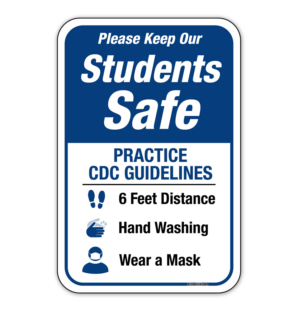 COVID-19 Social Distancing Health and Safety Signage