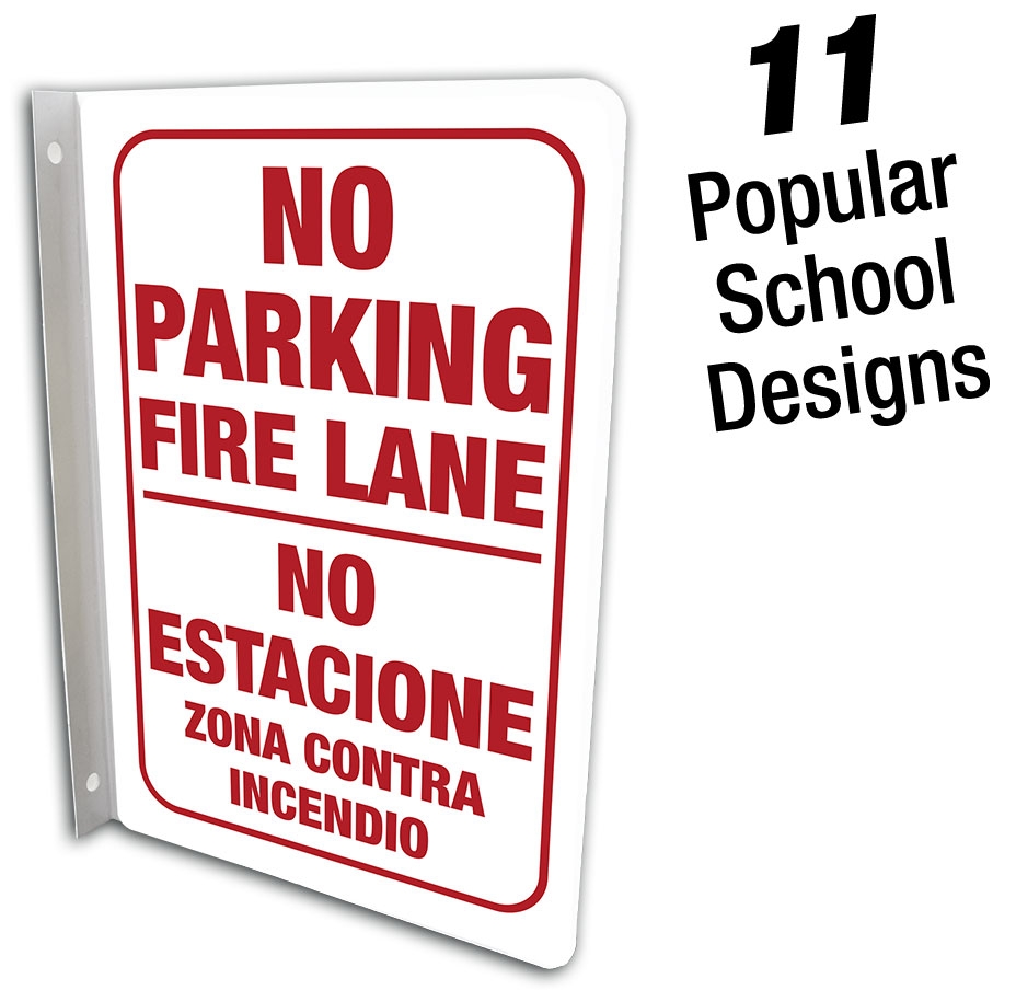 Side Mount Message Signs for Schools