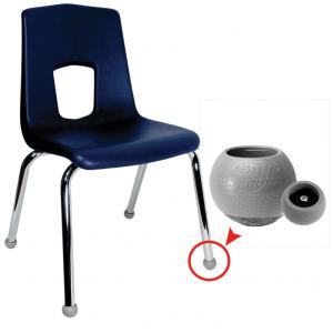 Q-Ball Traditional Chair Glides to Prevent Floor Scratching