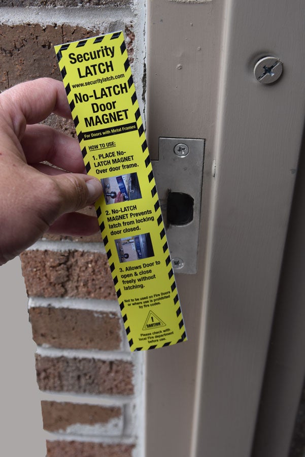 No Latch Door Magnet for Classroom Lockdowns