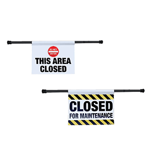 Door Barricades & Tension Rod Signs for Schools