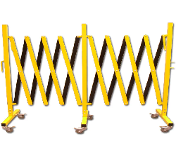 Portable Traffic Barricades for Use Indoors and Outdoors