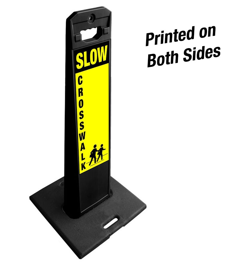 Portable Weighted Signs with Black Frame