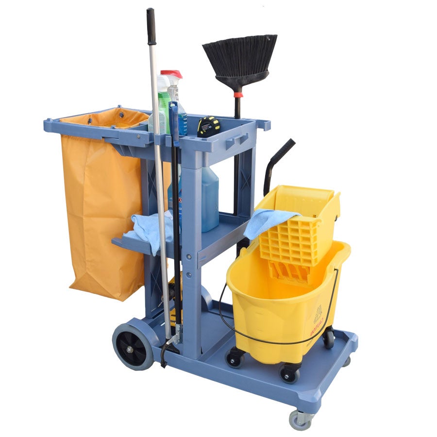 Janitorial Utility Carts for School Maintenance