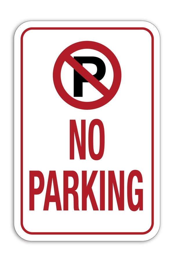 Aluminum School Parking Lot Signs