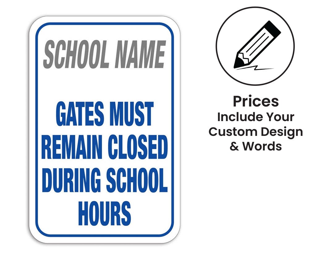 Semi-Custom Property & Grounds Security Aluminum Signs