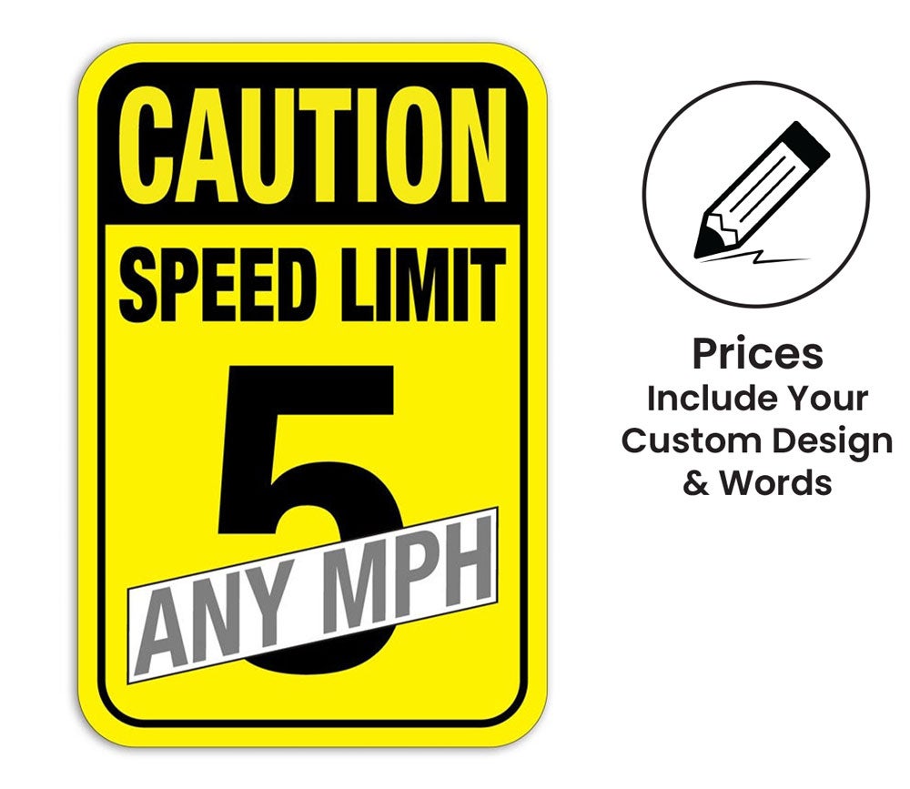 Semi-Custom Traffic Control Aluminum Signs