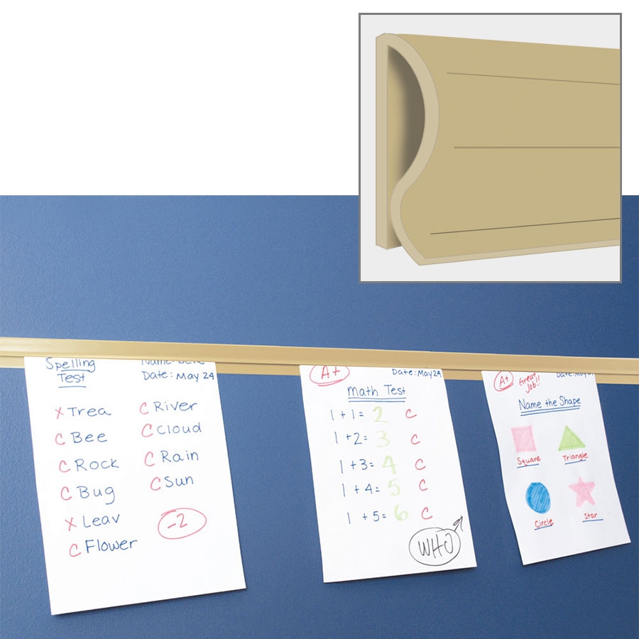 Tackless Plastic Paper Hanger