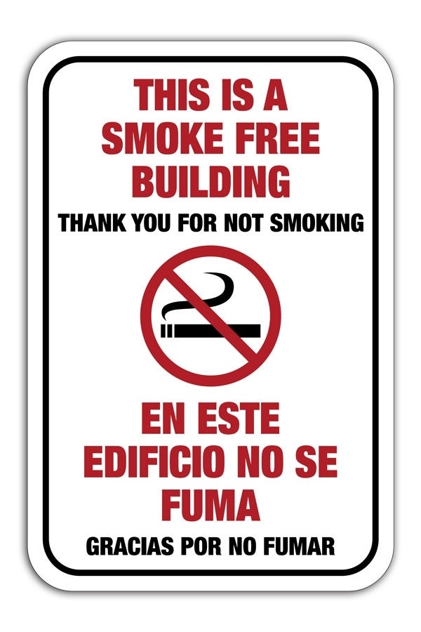 Aluminum Bilingual Signs in English and Spanish