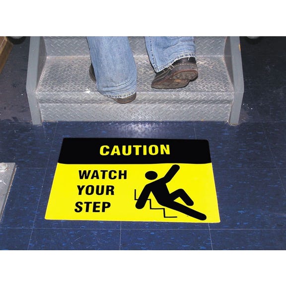 Anti-Slip Floor Message Stickers