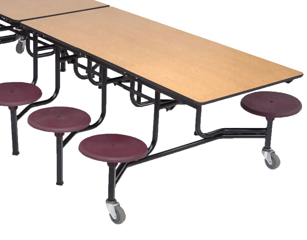 Cafeteria & Lunch Room Tables with Stool Style Seating