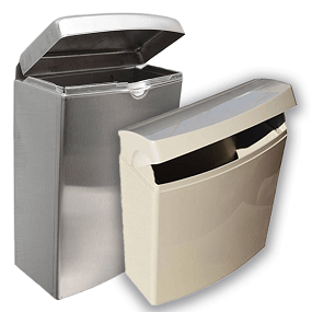 Restroom Sanitary Products and Trash Disposal Containers for Schools