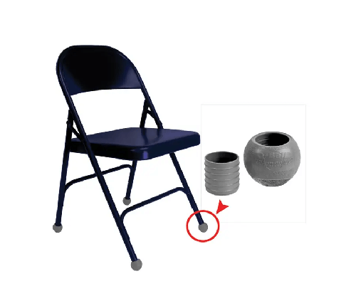 Buy Felt Base Q-Ball® Glides for Folding Chairs (2 Piece) Felt Base Q-Ball® Glides for Folding Chairs (2 Piece)