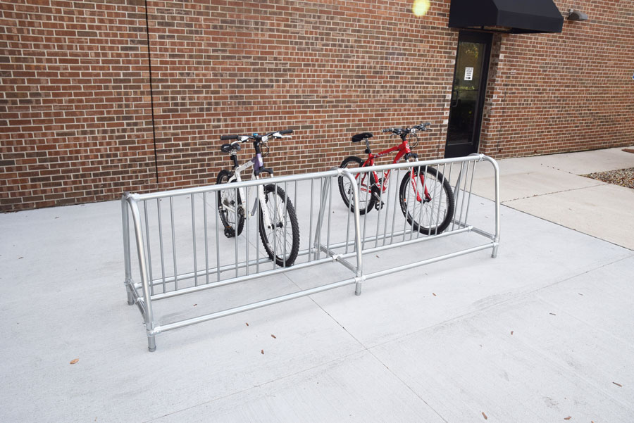 10ft All Galvanized Steel Double Sided Bike Rack 10ft All Galvanized Steel Double Sided Bike Rack