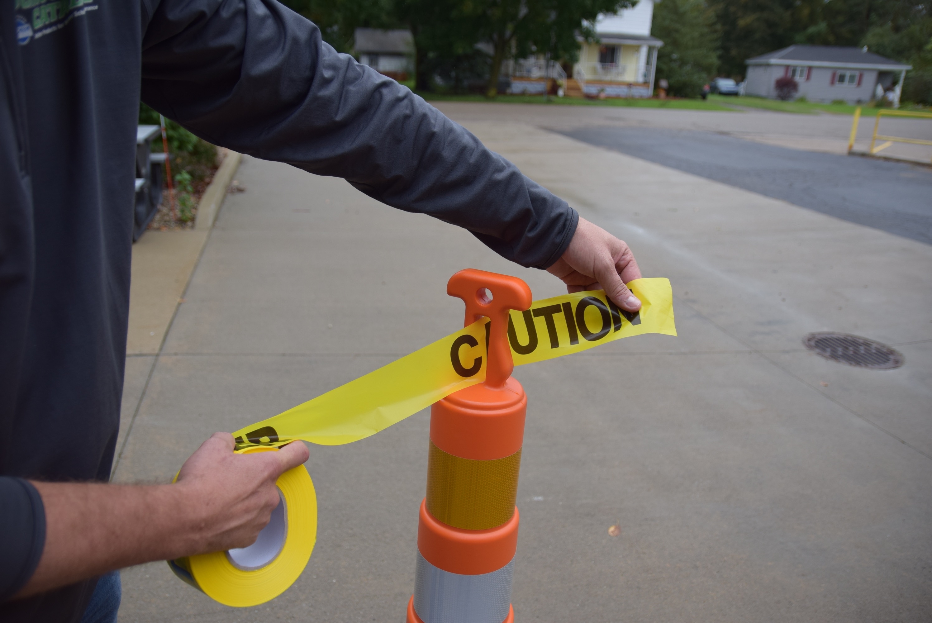 Indoor and Outdoor Caution Barrier Tapes for Creating Barriers Fast
