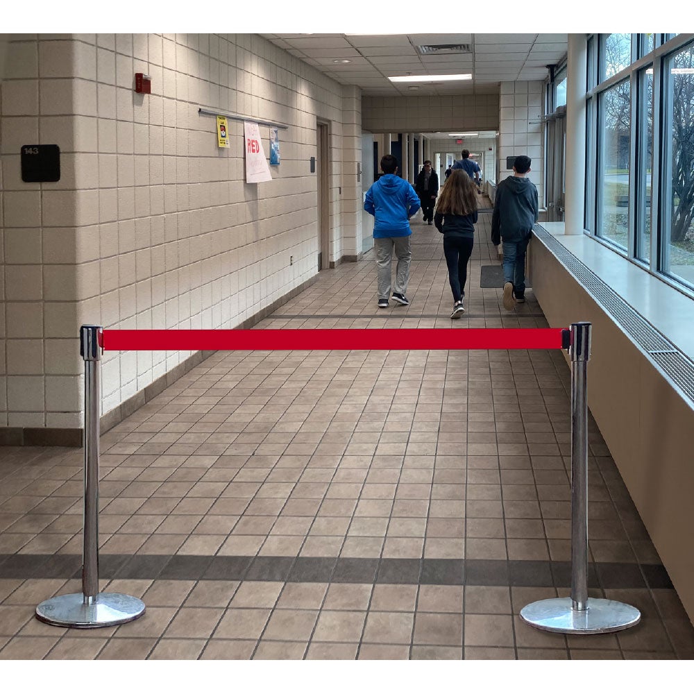 Single Nylon Belt System Barrier