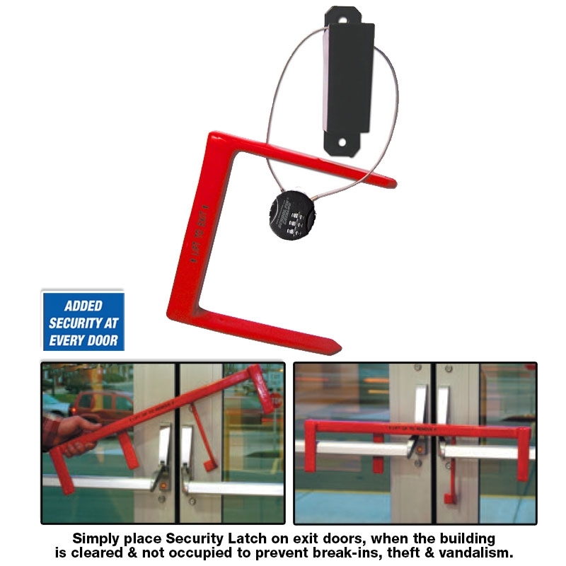 Cable Lock for Security Latch Door Security Bars CL124 Cable Lock for Security Latch Door Security Bars CL124