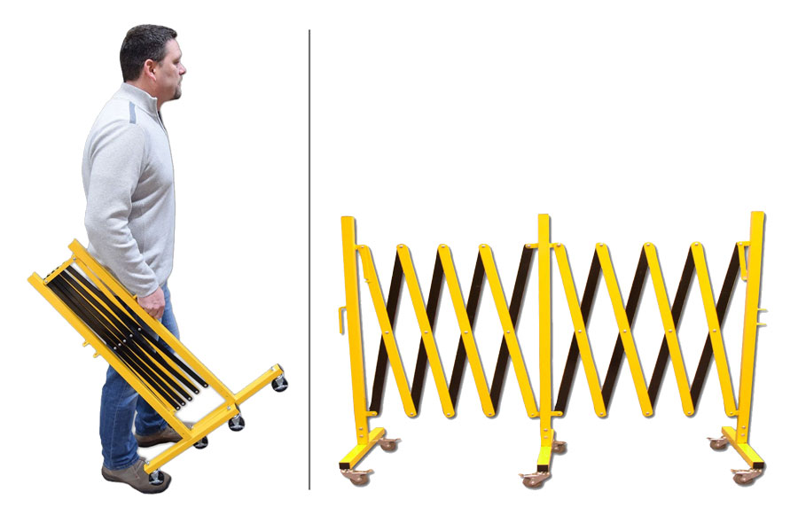 Multi-Use Mobile Folding Gate for Anywhere