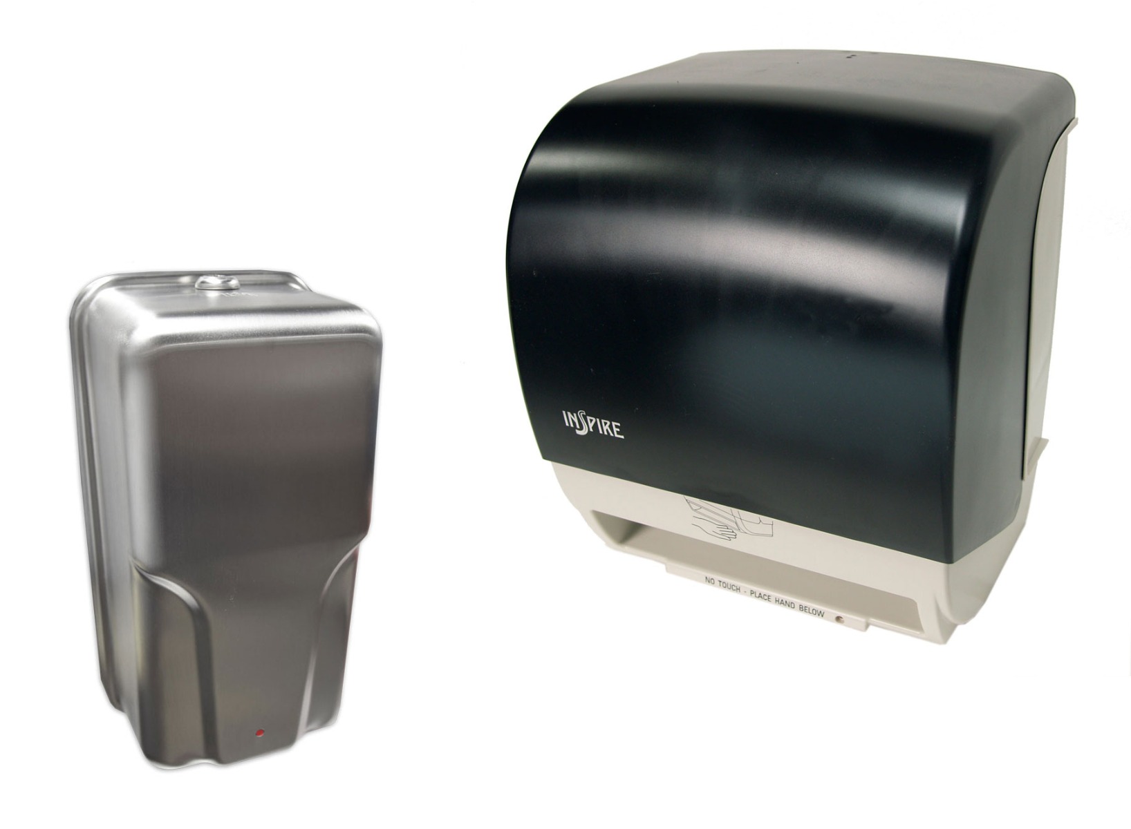 Hands-Free No-Touch Restroom Dispensers for Soap & Paper Towels