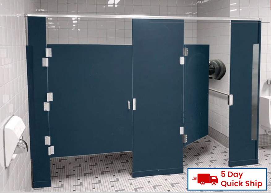 Quick-Ship Restroom Stall Toilet Partitions