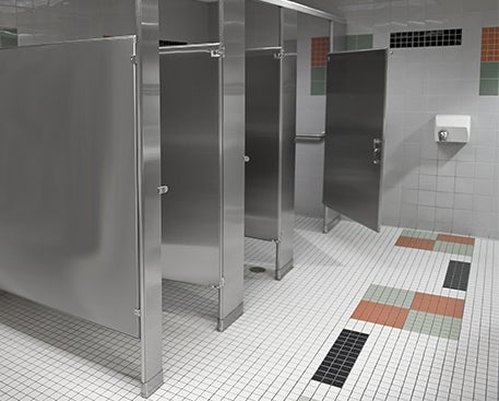 Stainless Steel Restroom Partition Stalls