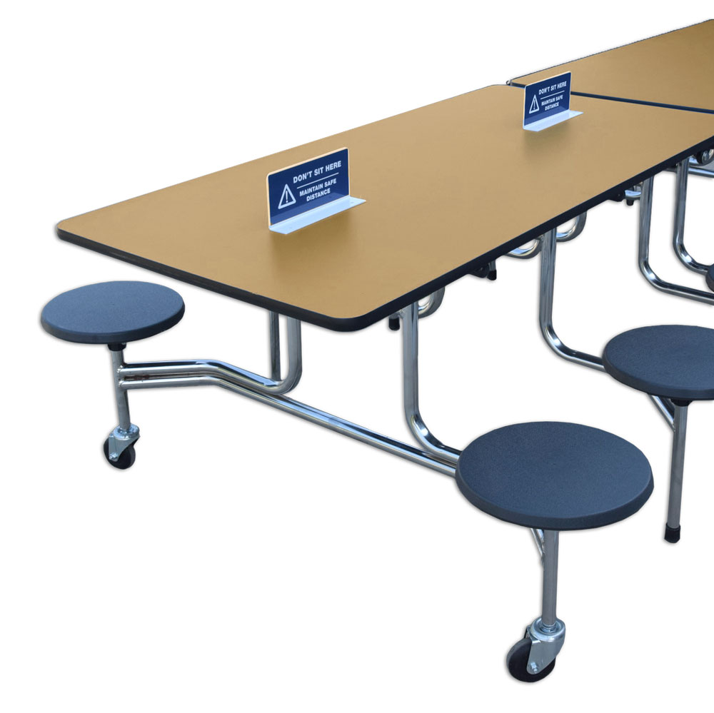 Buy Social Distancing Floor Decals and Tabletop Seating Signs and Decals for your school