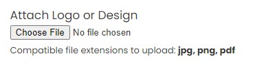 How to Order Custom Signs - Step 7 Attach a Logo or Design with the file uploader