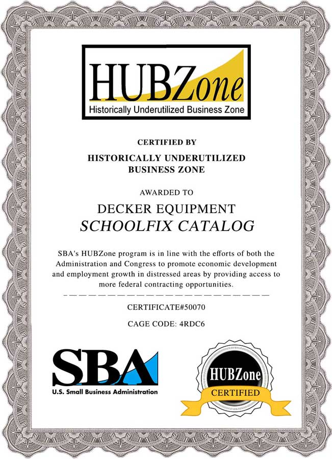 HUBZone Certificate