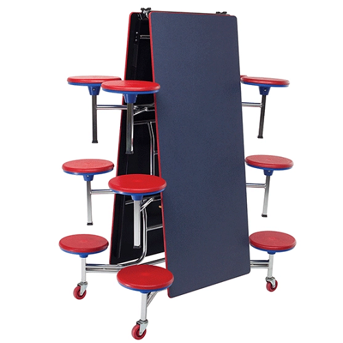 Buy AmTab Brand Rectangular Cafeteria Tables with Stool Seating (MST Series) for Schools AmTab® Brand Rectangular Cafeteria Tables with Stool Seating (MST Series)
