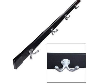 Aluminum Coat and Backpack Hanging Hook Rails Aluminum Coat and Backpack Hanging Hook Rails