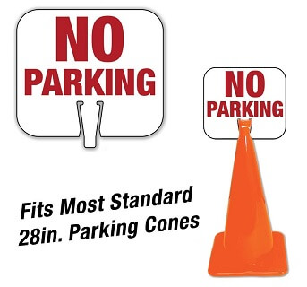 No Parking Cone Sign No Parking Cone Sign for Sale