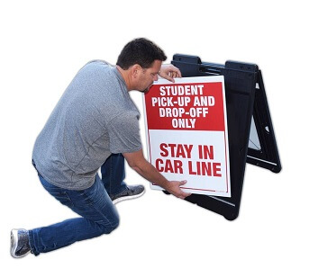 Interchangeable A-Frame Sign - Black Frame 22in. X 28in. Interchangeable A-Frame Sign - Black Frame 22in. X 28in. for Sale