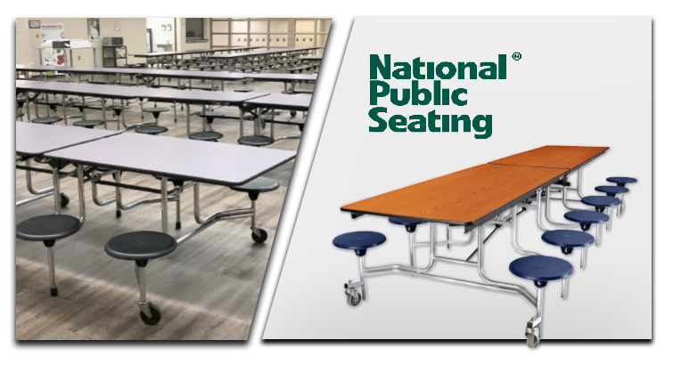 Shop National Public Seating Mobile Lunch Tables and Folding Cafeteria Tables National Public Seating Mobile Lunch Tables and Folding Cafeteria Tables