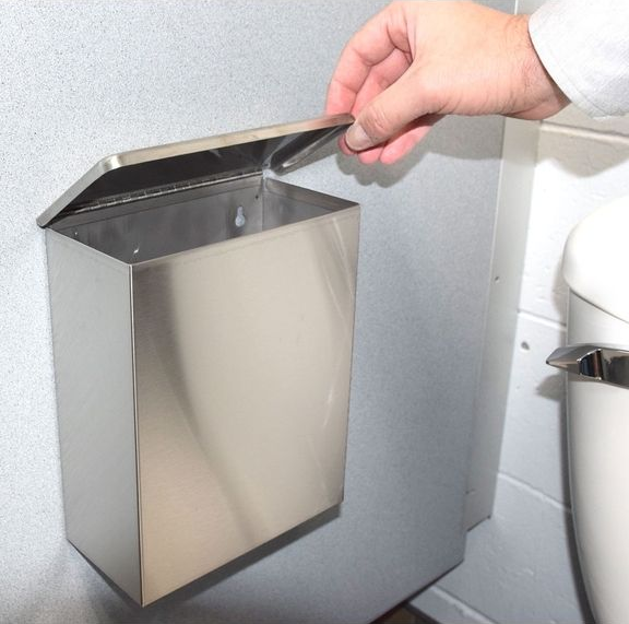 Stainless Steel Sanitary Napkin Disposal Container Stainless Steel Sanitary Napkin Disposal Container