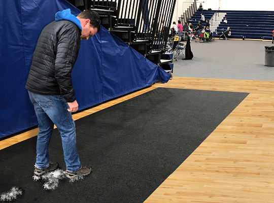 Buy Polyester Roll Matting for School Gymnasiums Polyester Roll Matting for School Gymnasiums