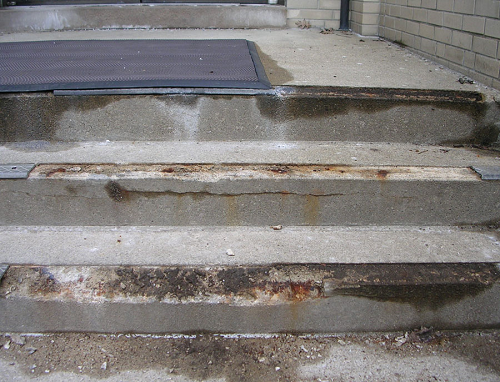 School Staircase Before New Stair Treads School Staircase Before New Stair Treads