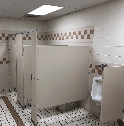 Buy Replacement Panels, Pilasters, Doors, and Urinal Screens for School Restrooms Replacement Panels, Pilasters, Doors, and Urinal Screens